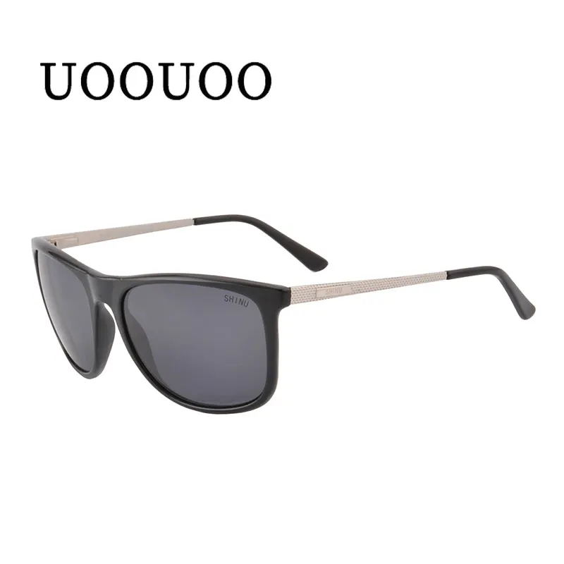 Uoouoo Myopia Men Sunglasses Polarized Resin Prescription Driving