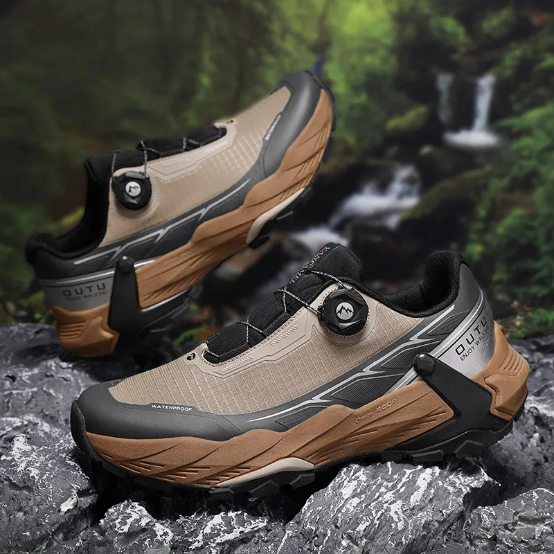 

Luxury Men Hiking Shoes Outdoor Trekking Sports Climbing Footwear Camping Boots Non-slip Waterproof Walking Trainers Sneakers