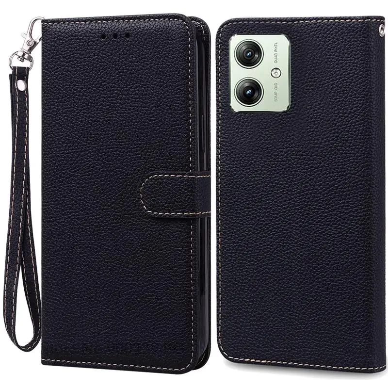 Elegant Silicone Leather Flip Wallet Case