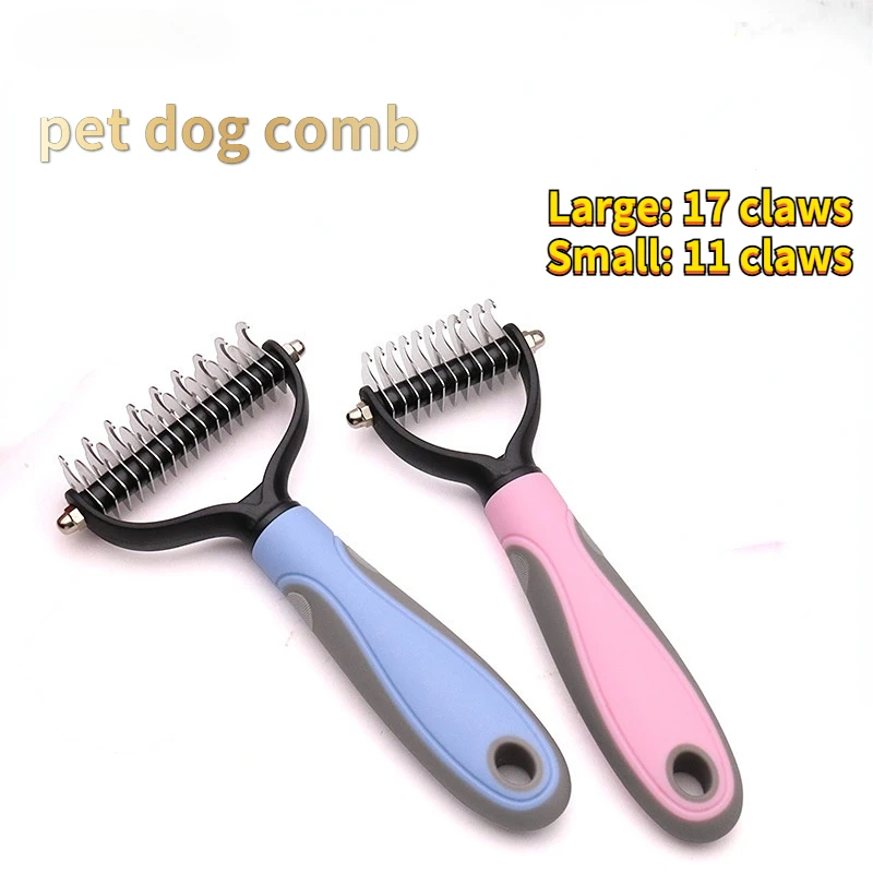 Pets Fur Knot Cutter Dog Grooming Shedding Tools Pet Cat Hair Removal