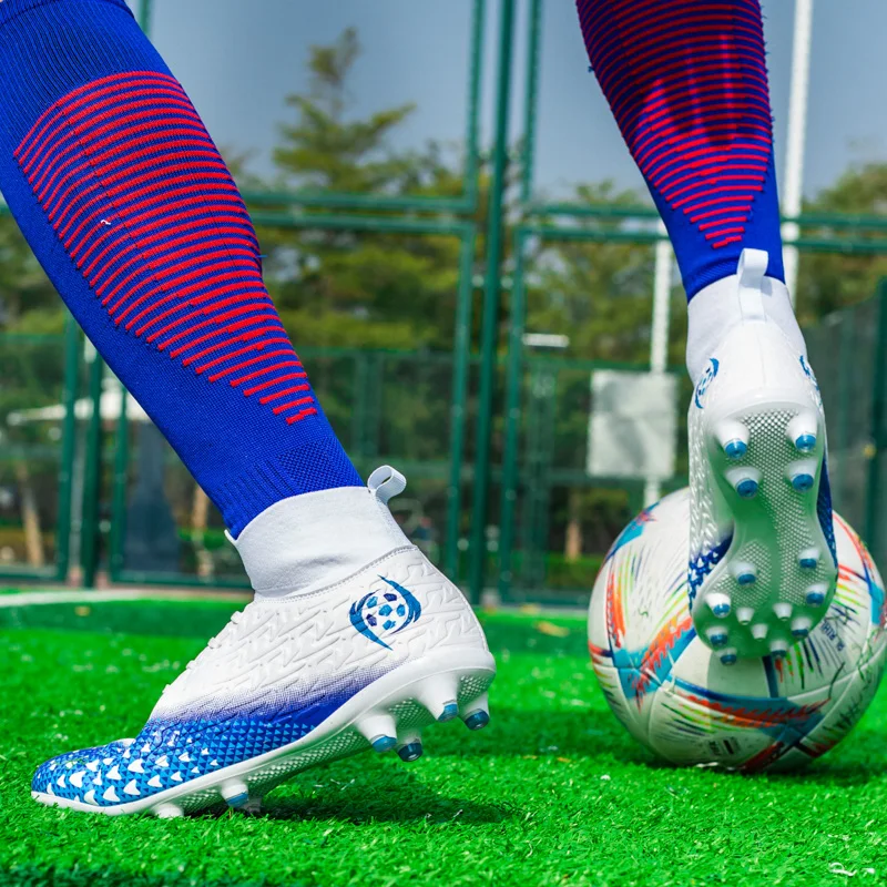 Scarpa da calcio da uomo TF/FG Scarpa professionale per adulti Tacchetto da calcio di alta qualità per adolescenti Anti-labbro Sport all'aria aperta_voghion.com