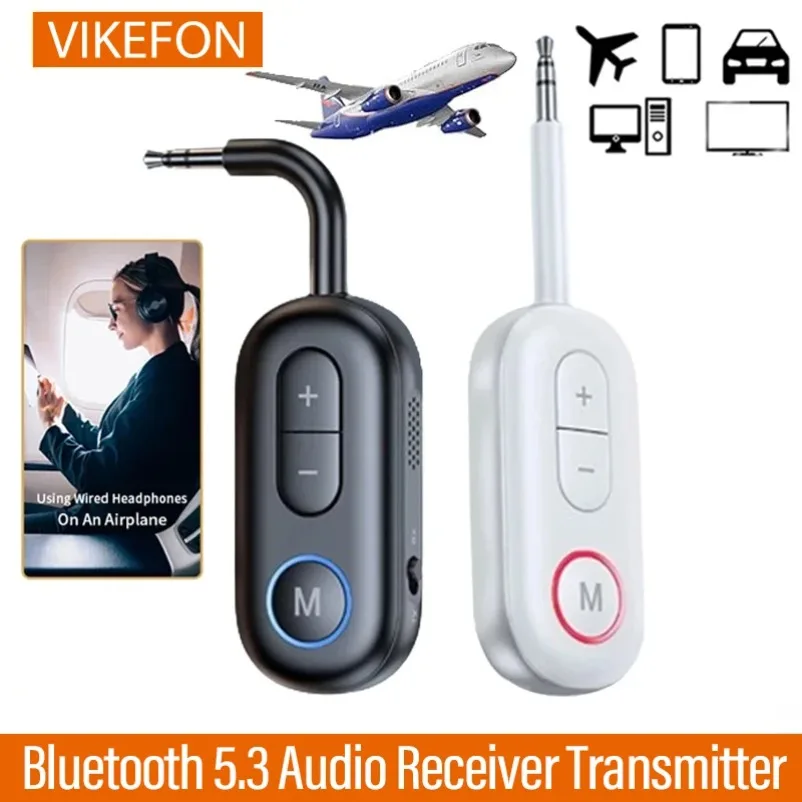 Bluetooth 5.3 Audio Adapter Receiver Transmitter for TV PC Car