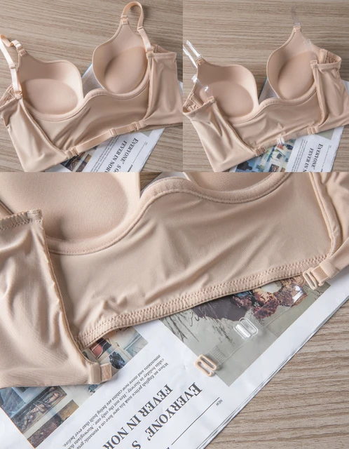 Laço Contraste Vazado / cortado Transparente Simples Babydoll