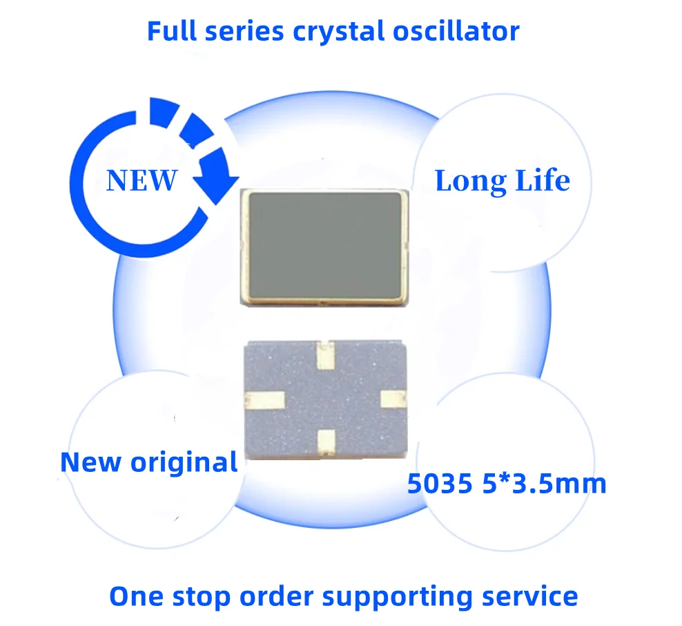 R433A 433.92MHZ 433.92M 433M Acoustic Crystal Oscillator 5035 5*3.5mm 4Pin Remote Control Saw Resonator Quartz +-75K 5pcs