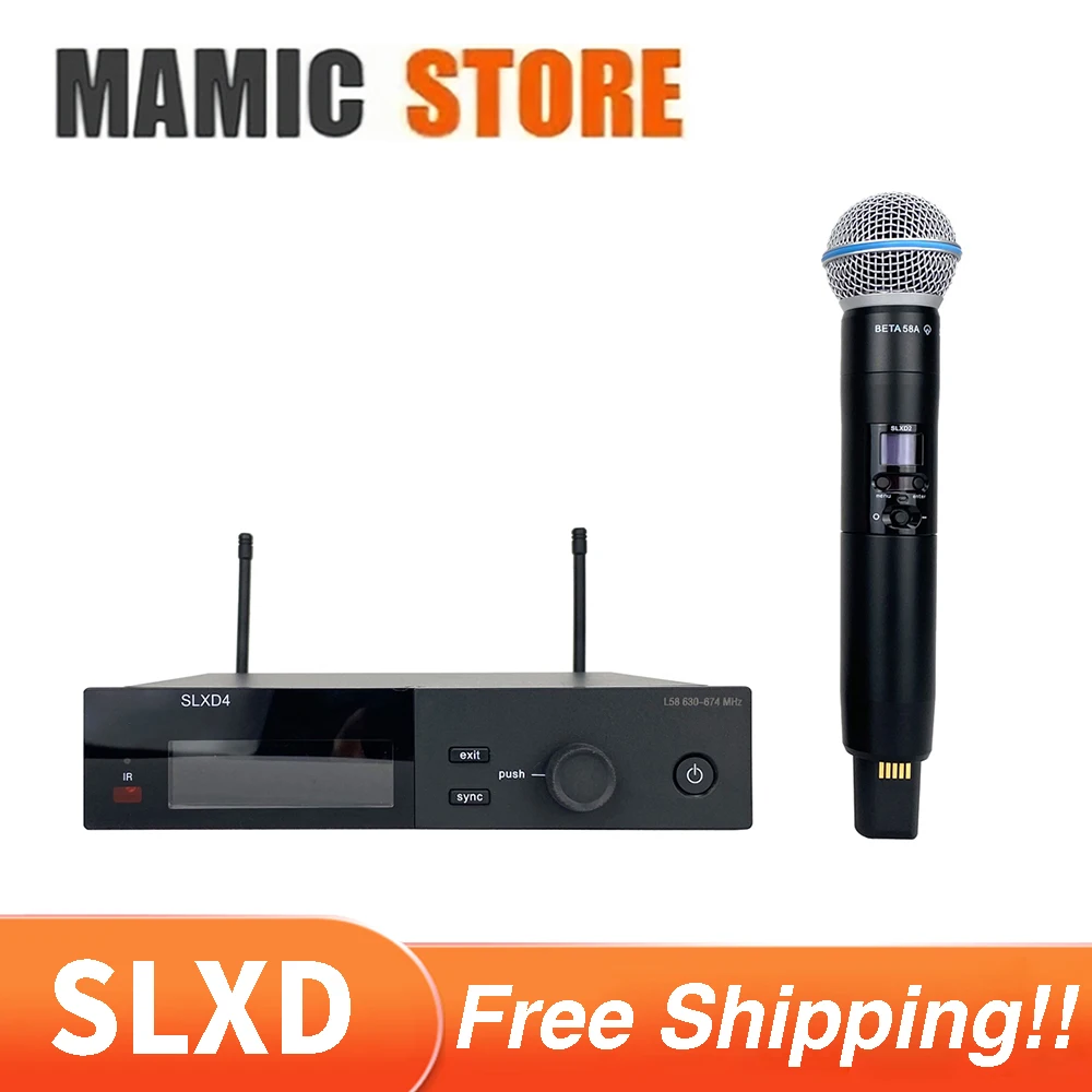 SLXD4 SLXD24 UHF Professional Wireless Microphone System, Stage