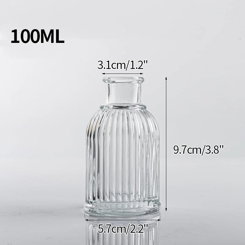 Elegant Miniature Glass Vase - Nordic Style for Floral Arrangements and Home Decor