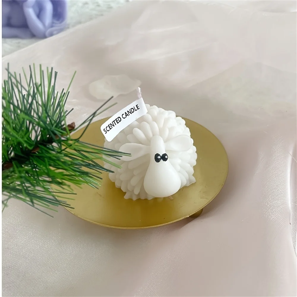 3D Sheep Candle Silicone Mold Animal Goat Candy Cake Baking Mold Handmade Candle Cake Decoration Tool aromatherapy candle mold,cake mold,silicone mold,silicone candle molds,silicone candle mold,candle mold,beeswax mold