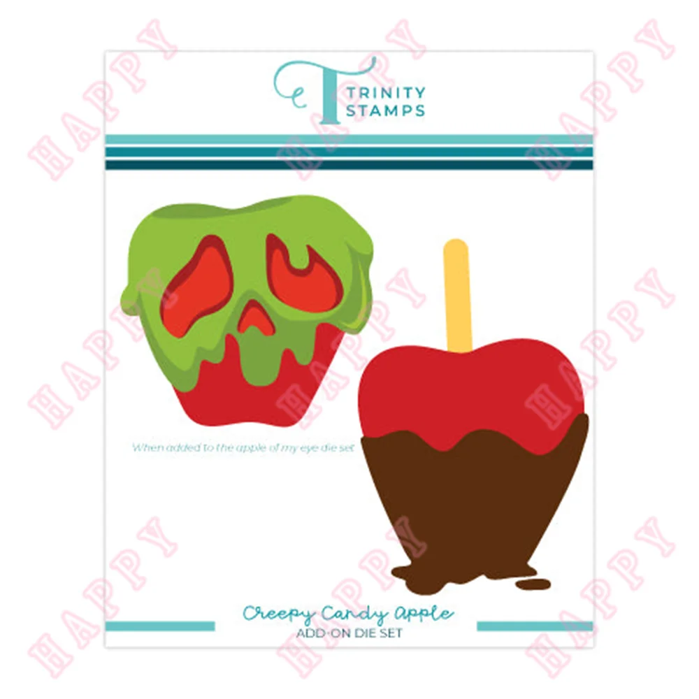 

Creepy Candy Apple Metal Cutting Dies Decoration For Scrapbook Diary Paper Craft DIY Greeting Card Handmade Embossing Template