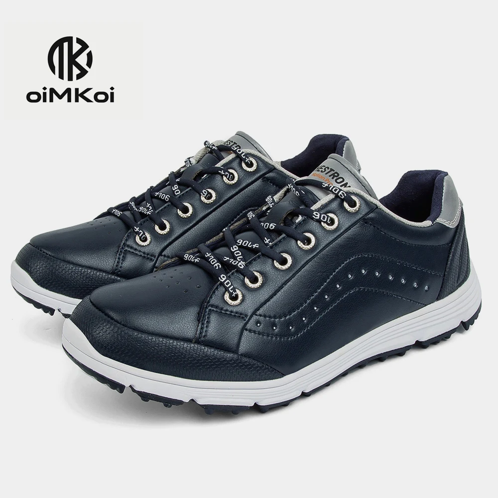 OIMKOI Premium Gentleman Pro 2.0 Spikeless Golf Shoes Professional Training Sneakers