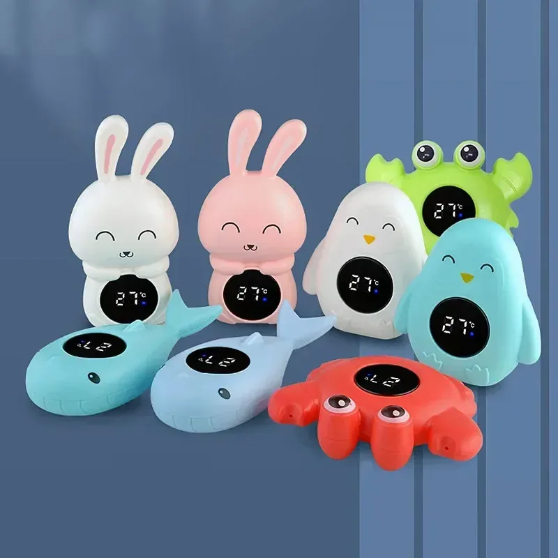 NEW　Baby Bath Temperature Meter Floating Digital Water Baby Bath Temperature Meter LED Display Temperature Tester Safety Cartoon