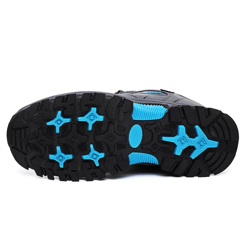 Winter Men Snow Boots Plush Big Size 46 47 Outdoor Mens Sneakers Non-slip Adult Rubber Hiking Warm Fur Ankle winter snow boots men boots