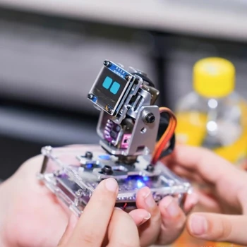 Robot da Tavolo Uncle Mark: Robot AI Intelligente con Riconoscimento Vocale e Dialogo Vocale, Giocattolo AI da Scrivania