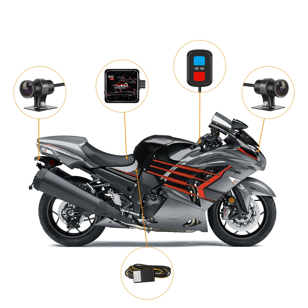 VSYSTO S6L/Q6L Motoycycle Camera High Speed wifi 1080p Full