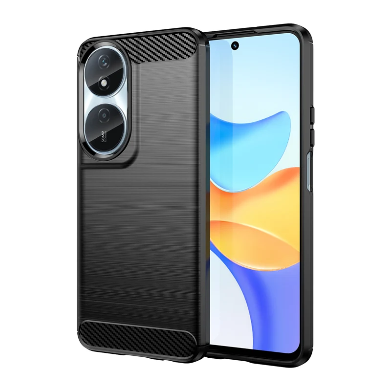 Per Honor X7B Custodia Per Honor X7B Cover Paraurti Antiurto Carbon Coque Rubber Silicon Funda Para Cover Posteriore Per Honor X7B