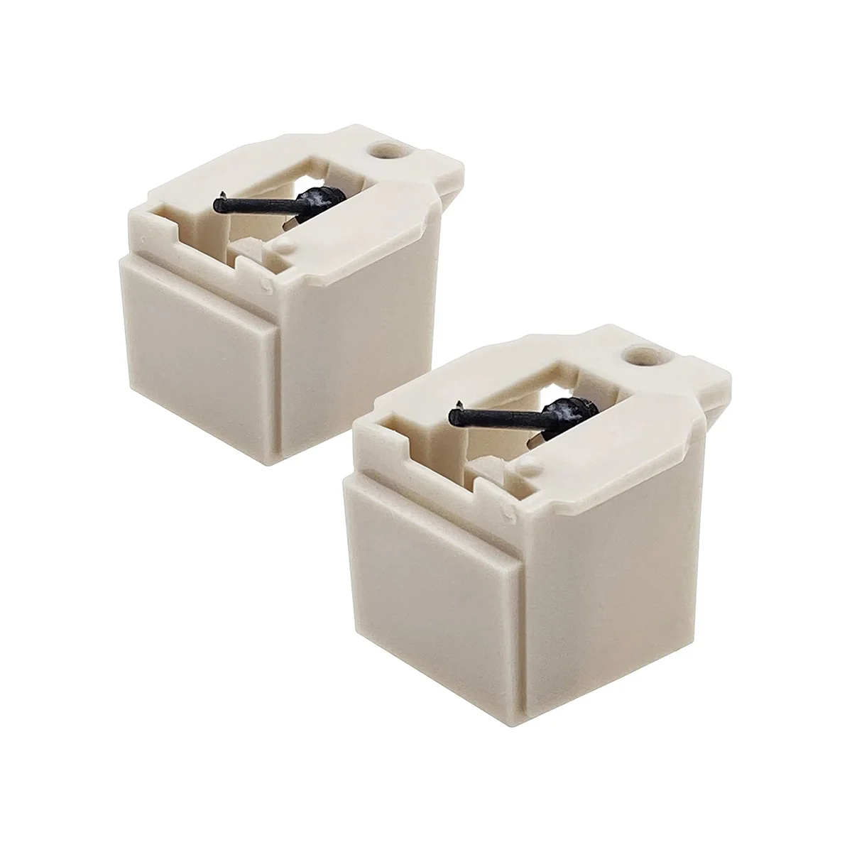 2 Pezzi At3600L Diamond Record Player Aghi Stilo Di Ricambio Per Lettore Giradischi In Vinile Audio-Technica At-Lp60/Pl300