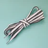 High Quality 120cm Round Black White Sholeaces Sneakers High-top Canvas Basketball White Shoe Strings Laces Accessories 3