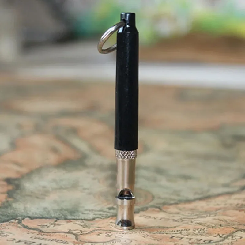 Pet Dog Cat Two-tone Ultrasonic Flute Dog Whistle Pet Puppy Animal Obedience Training Sound Whistle 1pcs