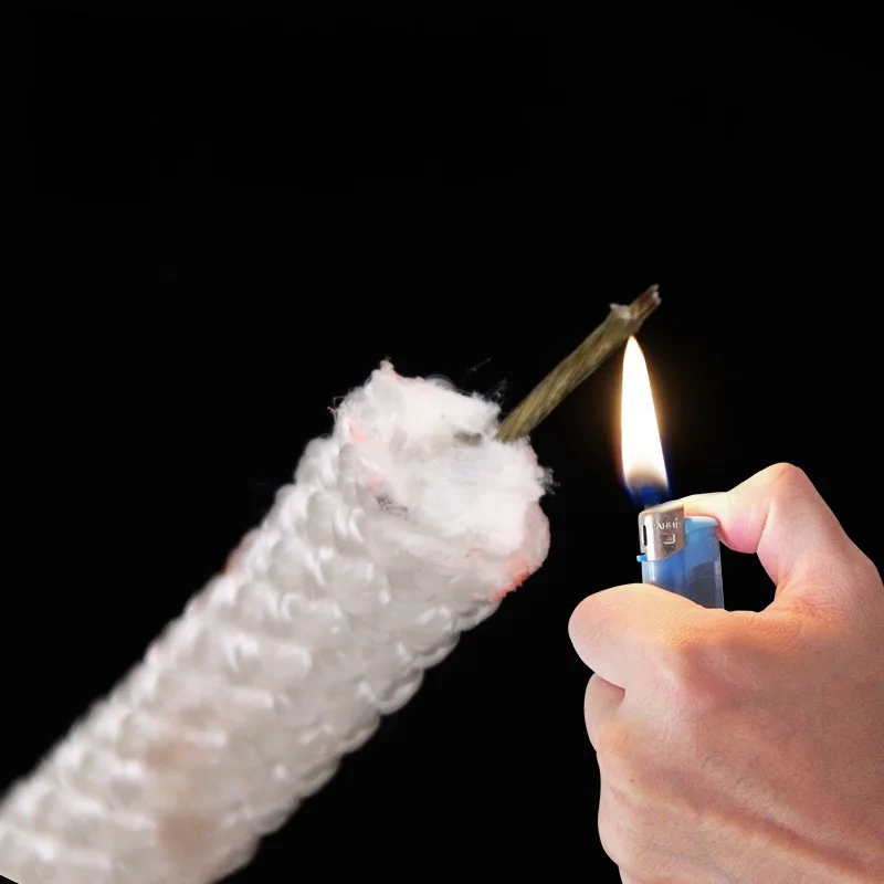 Durable Fire-Resistant Safety Rope with Steel Core - Ideal