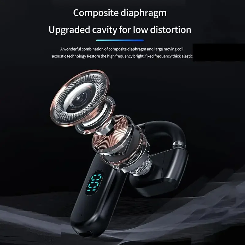Wireless Bluetooth Headphones With Microphone Bone Conduction Earphones Handsfree Noise Canceling Headset For Driving Audifonos 3