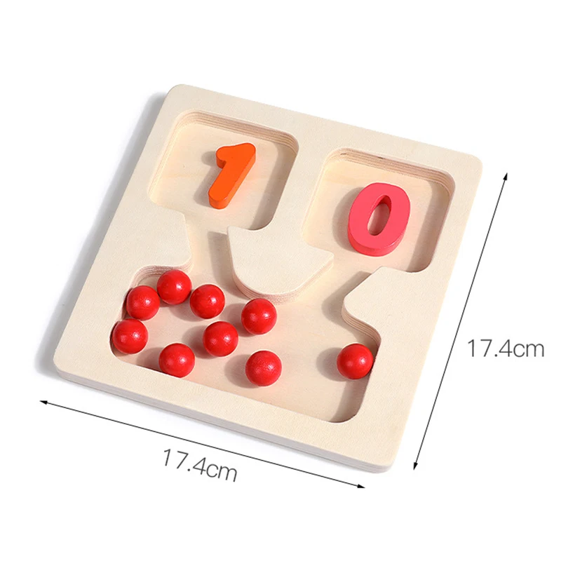 Children Montessori Counting Math Toys Arithmetic Addition Subtraction Teaching Aids Logical Thinking Educational Learning Toys