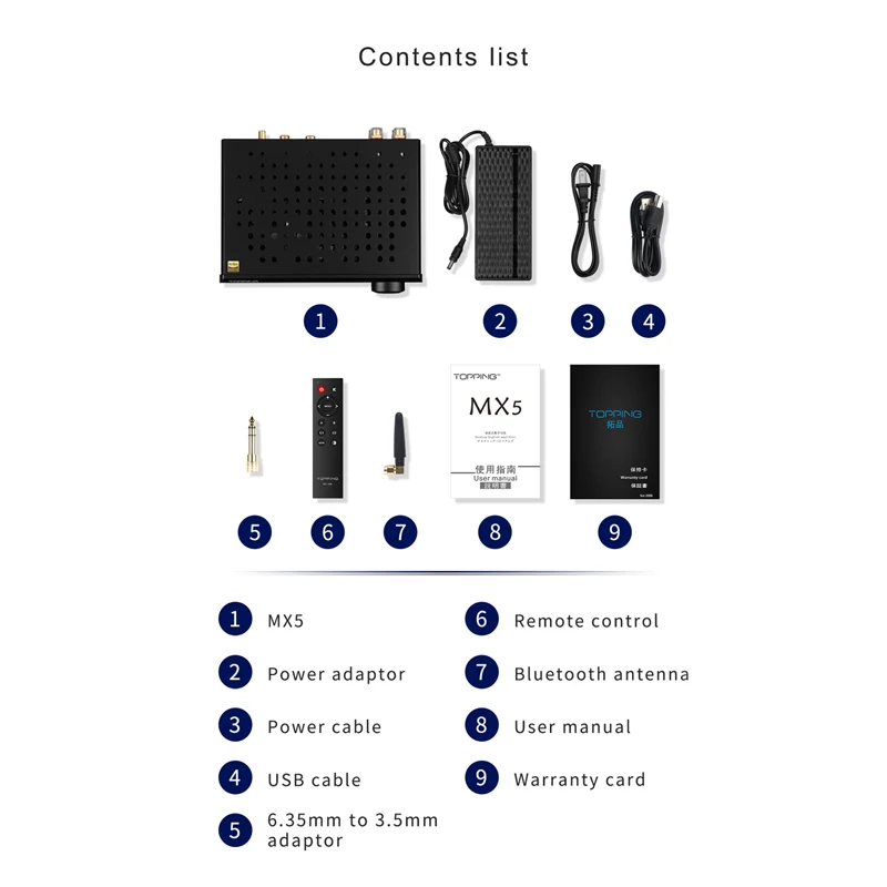 新品】 TOPPING MX5 ES9018Q2C ハイレゾオーディオ HIFI デコーダー