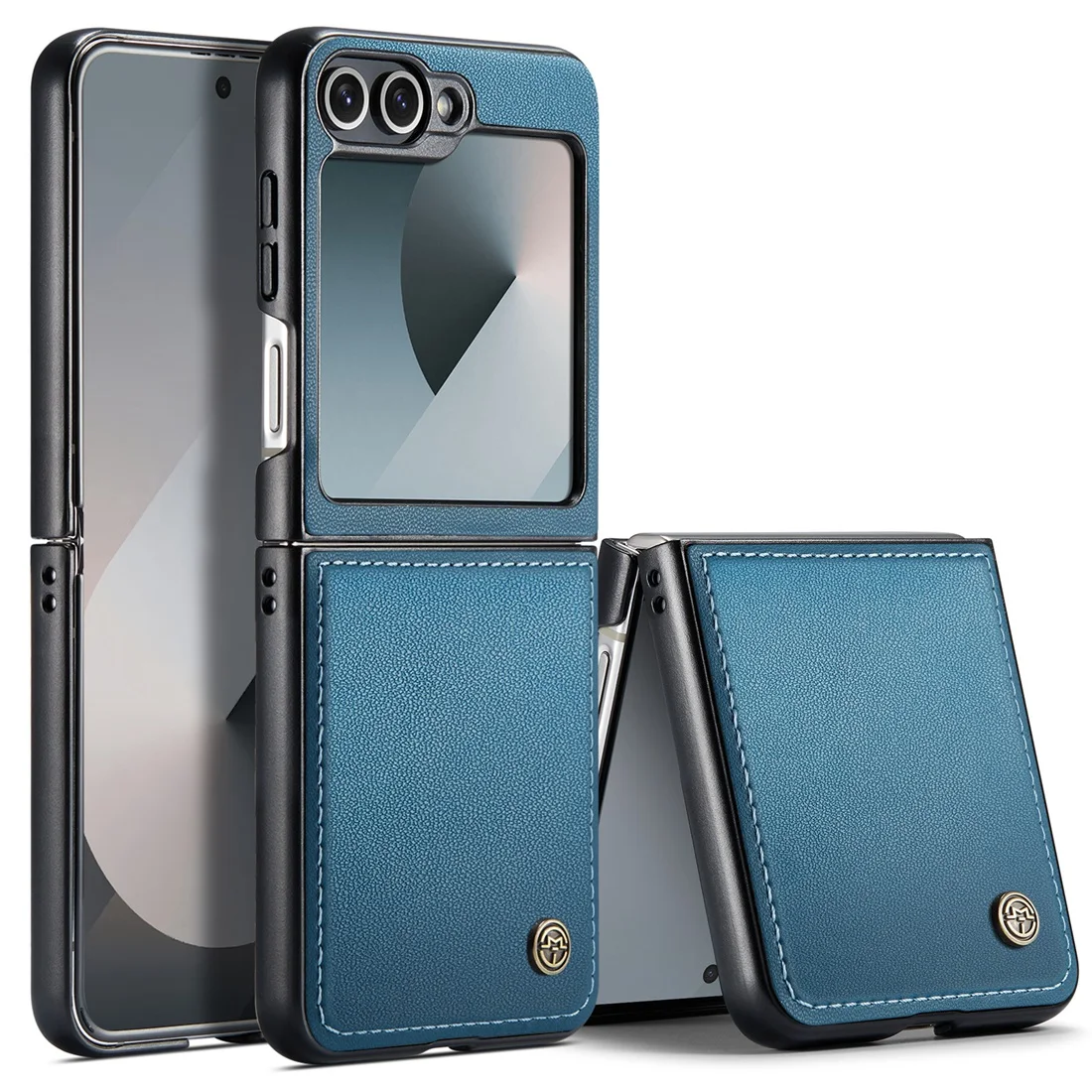 Ultra-Thin Leather Phone Case with Full Body Cover & Shockproof, Supports Wireless Charging