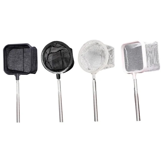 Aquarium Fish Tank Net with Suction Cup Extendable Handle Landing Net Isolation Net for Fish Tank Cleaning Tool Accessories 6