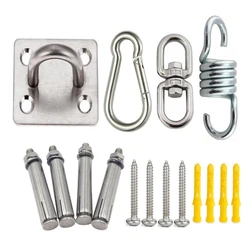 Swing Mount Aérea Aço Inoxidável Ganchos Hammock Suspensão Ganchos Para Yoga Hammock Swing Cadeira de Perfuração Saco Heavy Duty