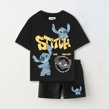 2Pcs Baby Boys Summer Cartoon Outfit Set 1