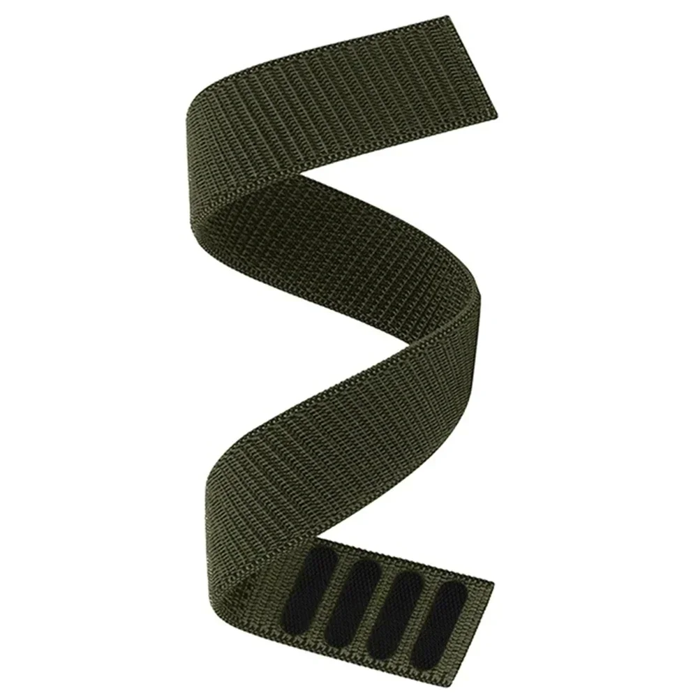 Durable Nylon Hook & Loop Elastic Watch Strap - Versatile Size