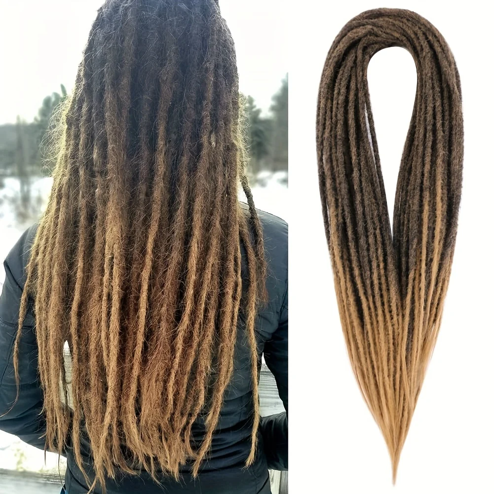 Double Ended Dreadlock Extensions 24 Inch