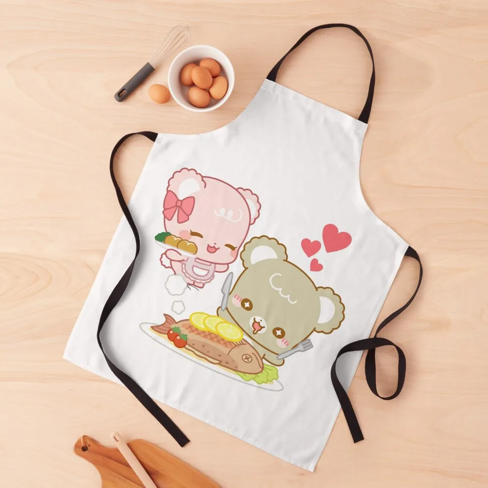 

Cute Sugar Cubs Apron Funny Home Cleaning manicurist Apron