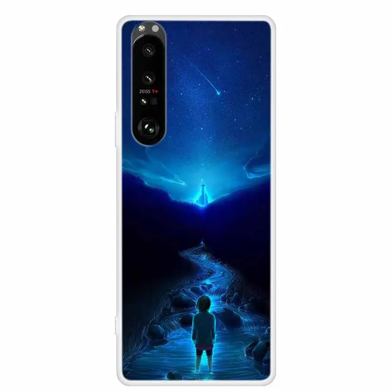 Stylish Painted Soft TPU Silicone Clear Back Case - Vibrant Phone Cover Coque