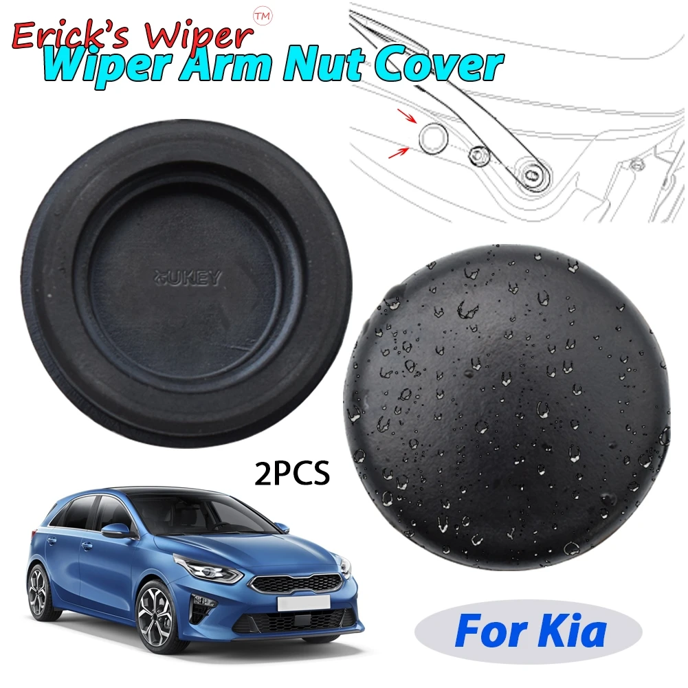 Erick's Wiper Front Wiper Arm Nut Cover Cap Bolt For Kia Ceed Cee'd Ed