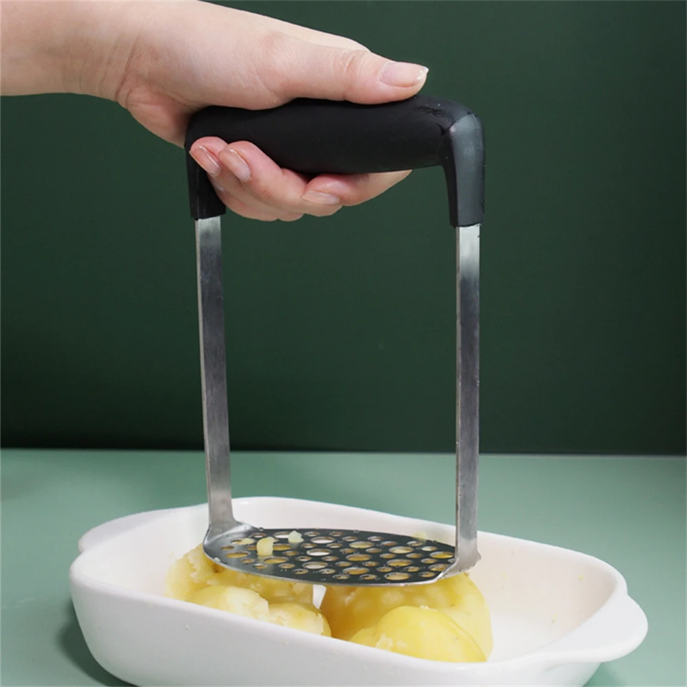 Potato Masher Stainless Steel Potato Masher Vegetable Crusher Kitchen Gadget Multifunctional Specialized Mud Pressing