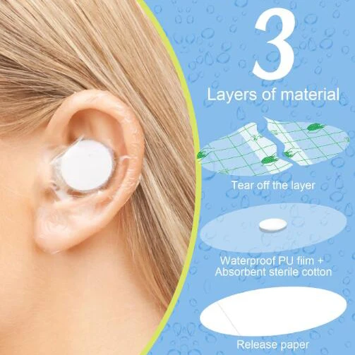 EarLite – 30 Toppe Invisibili Per Orecchini – Impermeabili, Ipoallergeniche – Supportano Lobi Pesanti, Prevengono Strappi – Made In USA