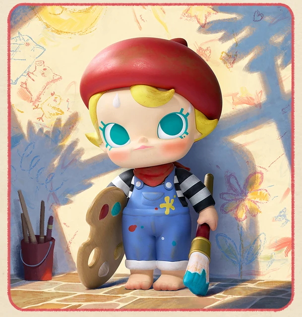 POP MART Baby Molly Future Painter Figurine Limited to 1pc