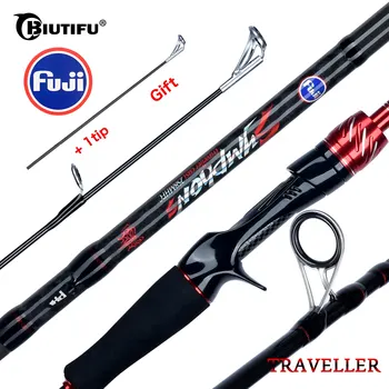 BIUTIFU Carbon Spinning & Casting Fishing Rod 1