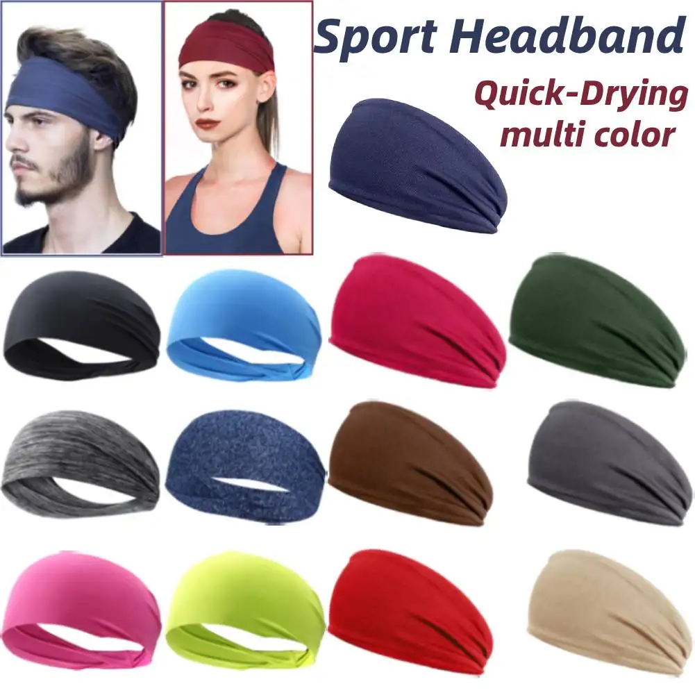 Sports Headbands Fitness Sweat Bandage Tennis Yoga Basketball Running