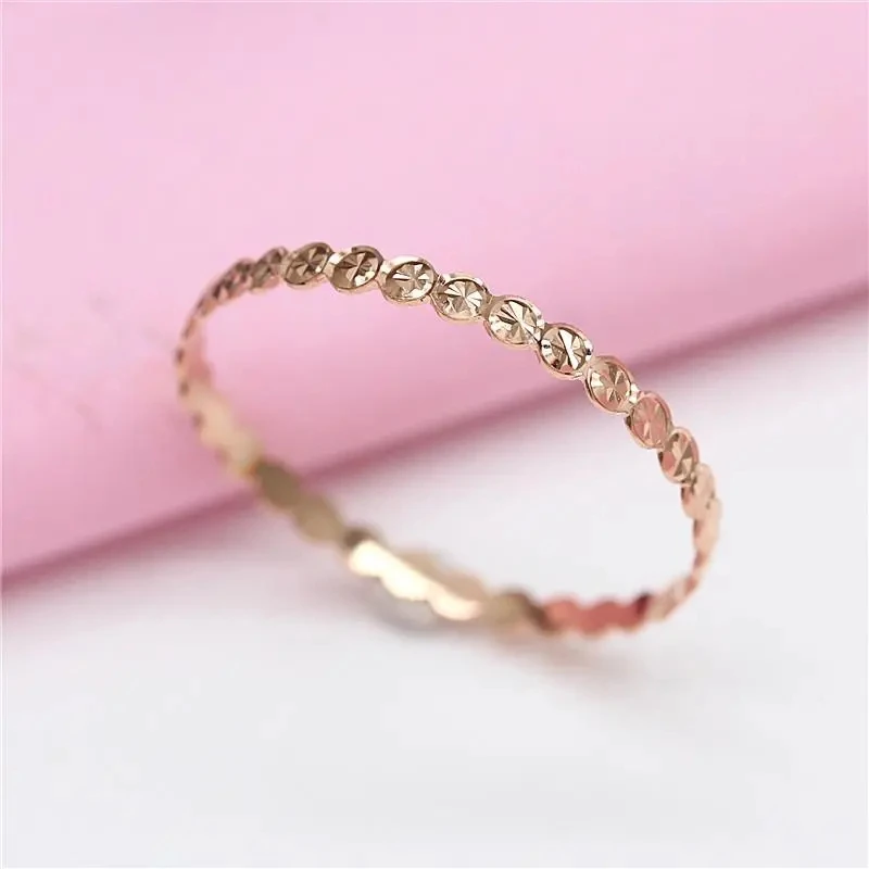 Gold Plating Adjustable Ring for Women Fashion Finger Rings Design