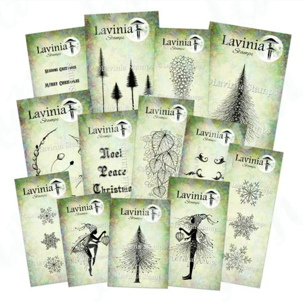 New Winter Whispers Collection Silicone Clear Stamps Sets Scrapbooking Reusable Die Cuts Crafts Template DIY Handle Crafts Punch