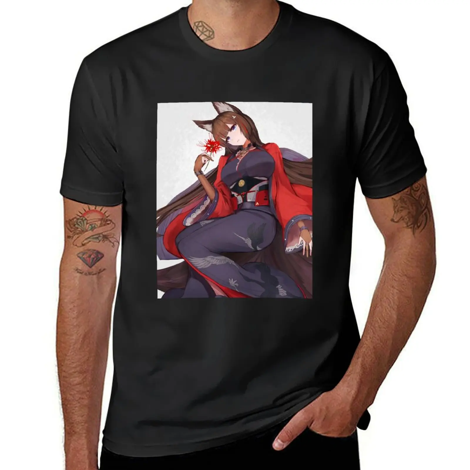 

Azur Lane Amagi T-Shirt Blouse Aesthetic clothing men workout shirt
