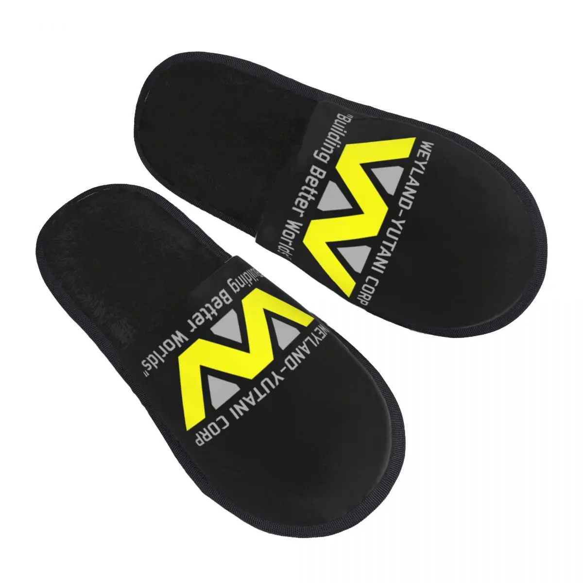 

Vintage Aliens Movie Nostromo Guest Slippers for Hotel Women Custom Print Weyland Yutani Alien House Slipper