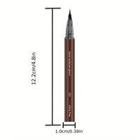 Ultra-fine ultra-fine eyebrow pencil waterproof professional sweat-proof liquid eyeliner Eyebrow dual-purpose durable makeup art 2