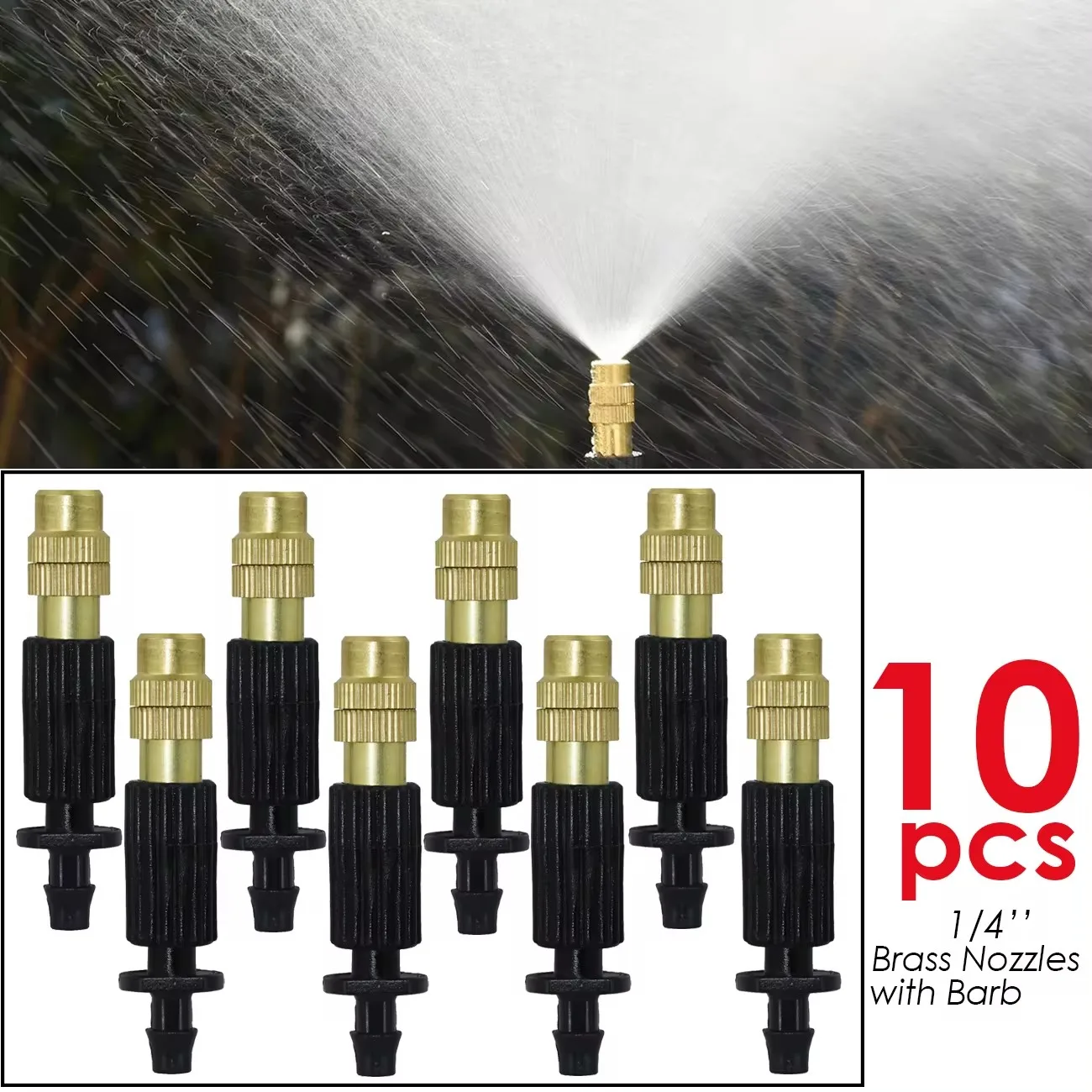 10PCS-Mist Nozzle-E