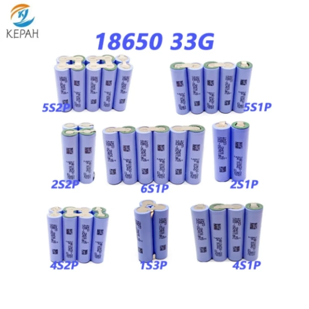 1S3P-2S1P-2S2P-4S1P-4S2P-5S1P-5S2P-6S1P-3-7-18V-18650-33G-3500mAh ...