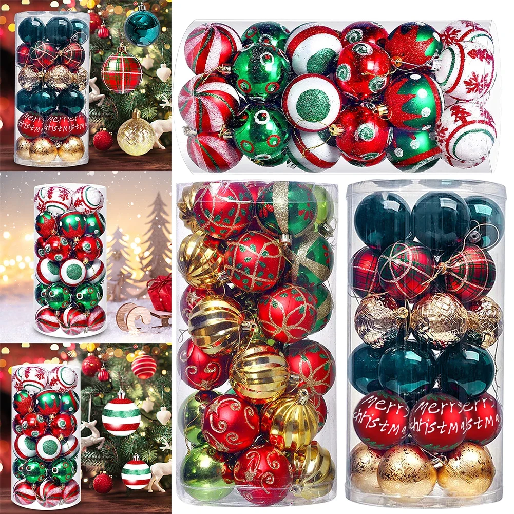 Shatterproof Plastic Christmas Tree Decoration Balls
