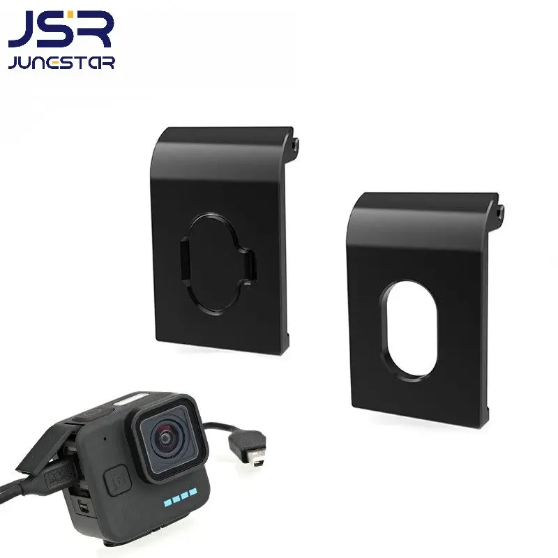 Per Gopro 11 Mini Accessori Neri Coperchio In Alluminio Laterale In Metallo Ricaricabile Coperchio Batteria Di Ricambio Porta Per Go Pro Hero 11 Mini