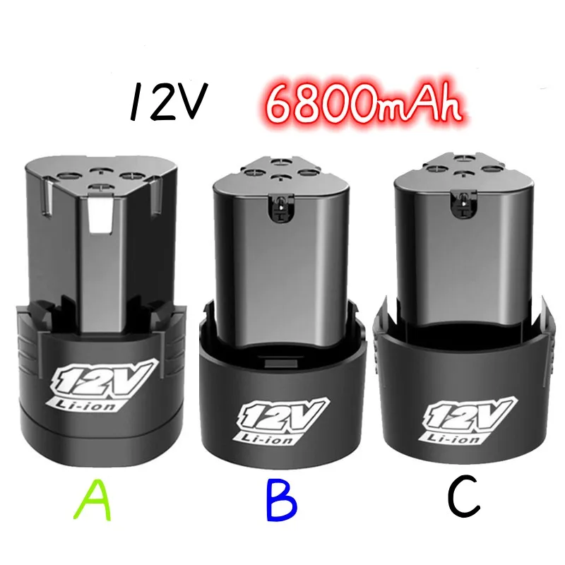 2023 Upgrade 6800mAh12v Universal Rechargeable Battery For Power Tools