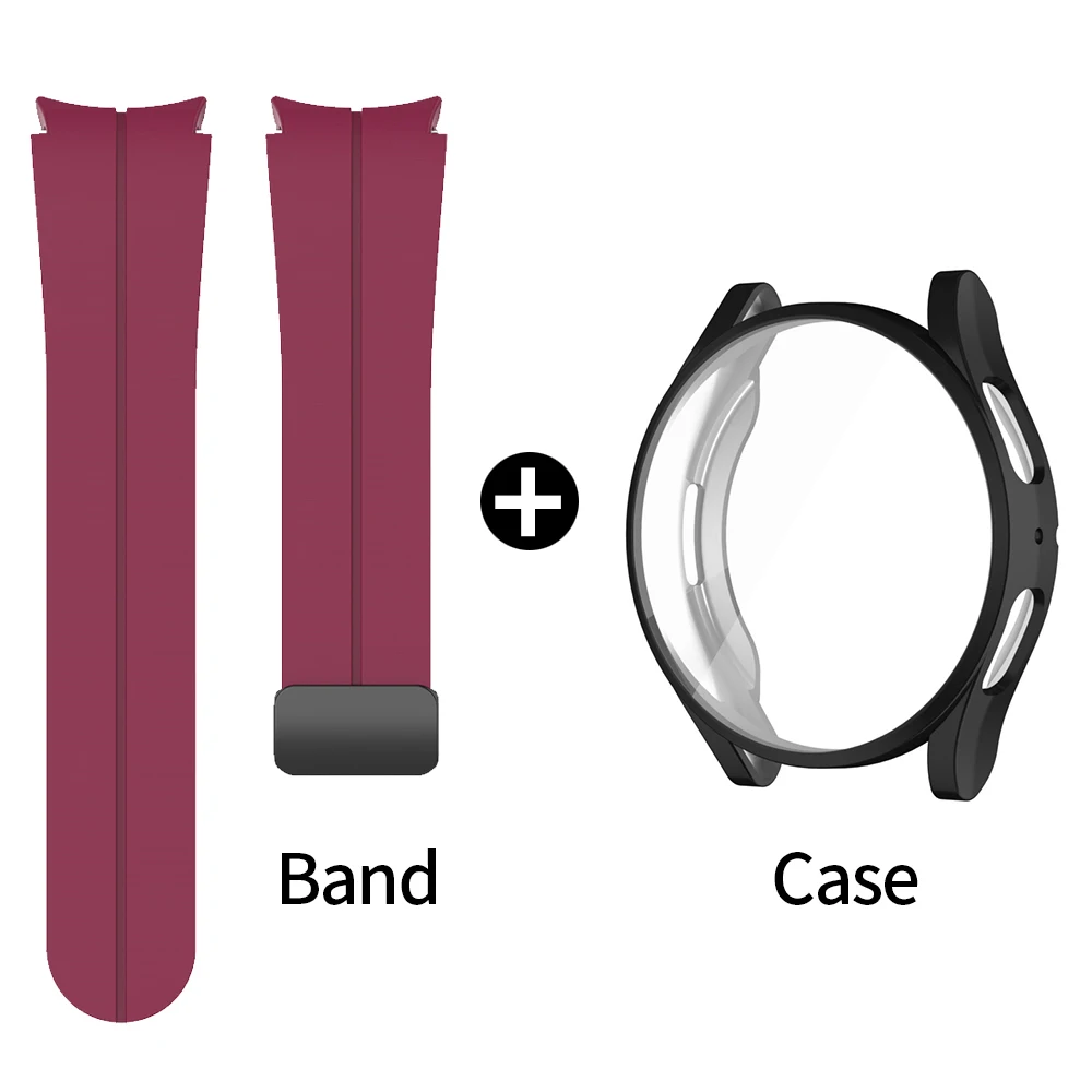 Premium Magnetic Silicone Sport Band & Protective Case